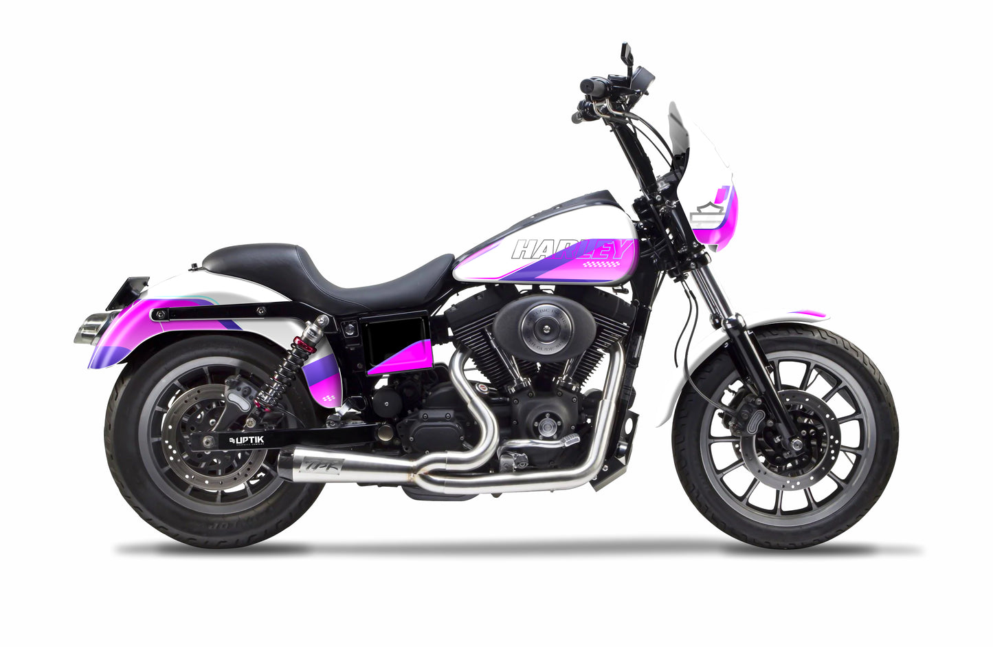 SUGAR - WHT Harley Davidson Dyna Graphics Kit