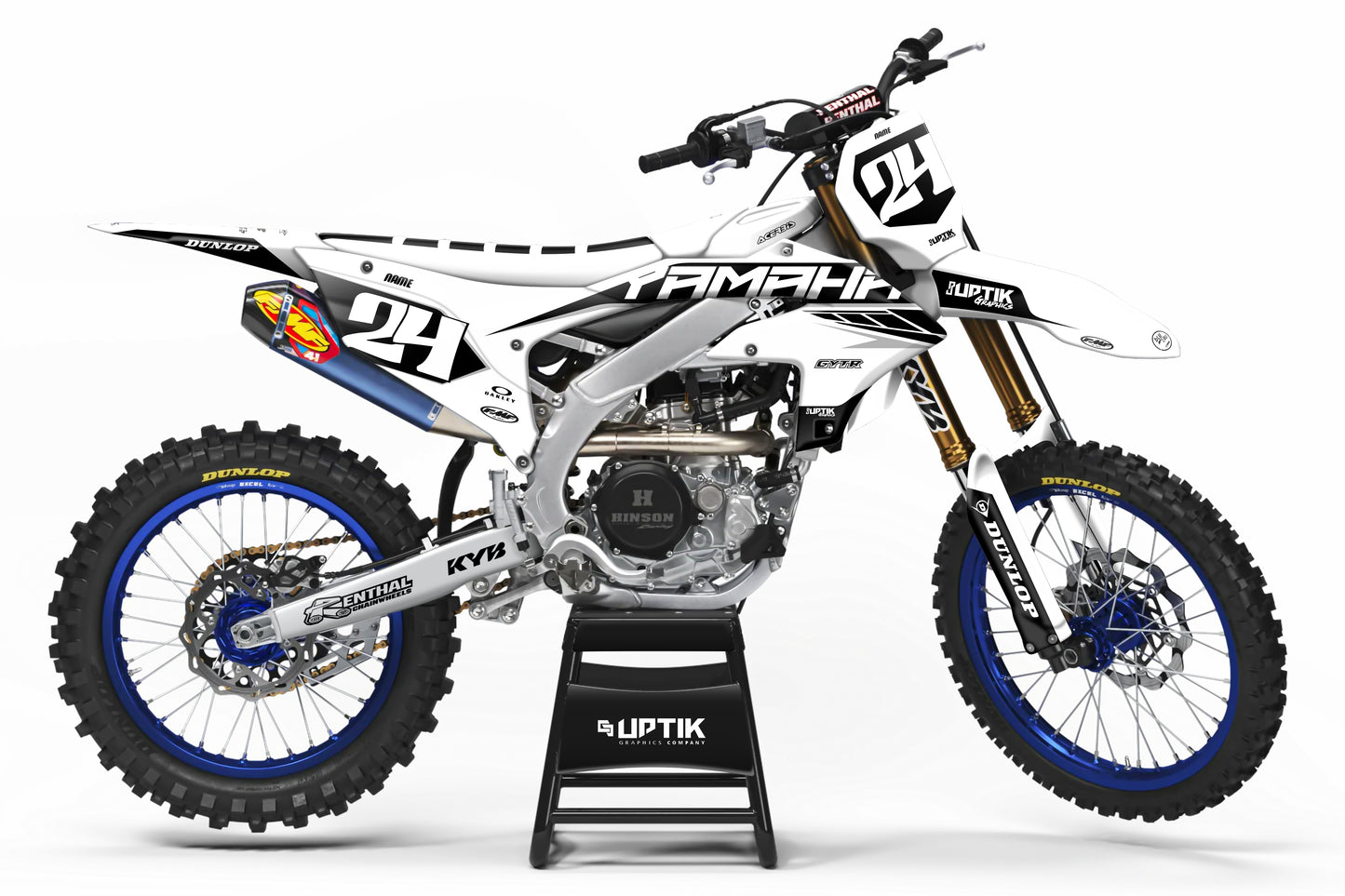 VECTOR - WHITE Yamaha Graphics Kit