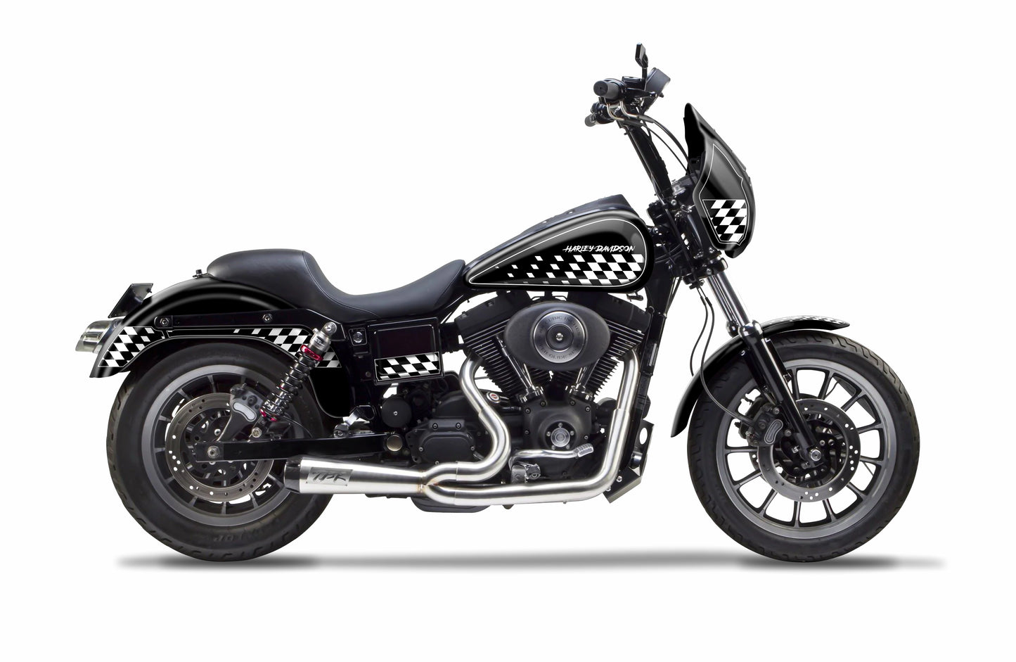 CHECKERED -  Harley Davidson Dyna Graphics Kit