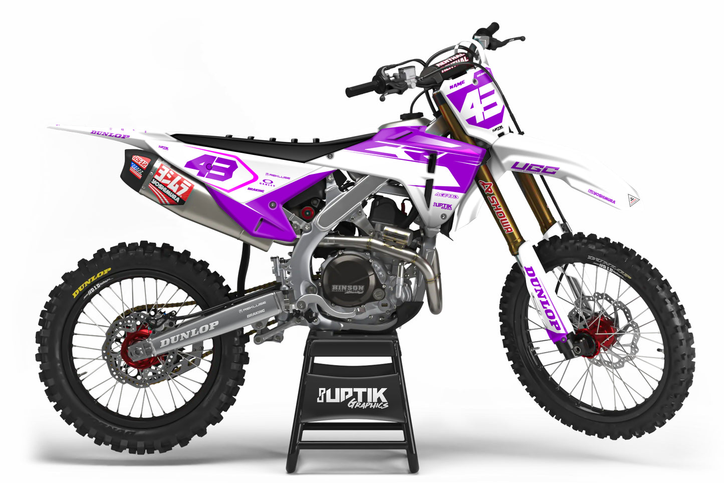 STRATA - WHITE Honda Graphics Kit
