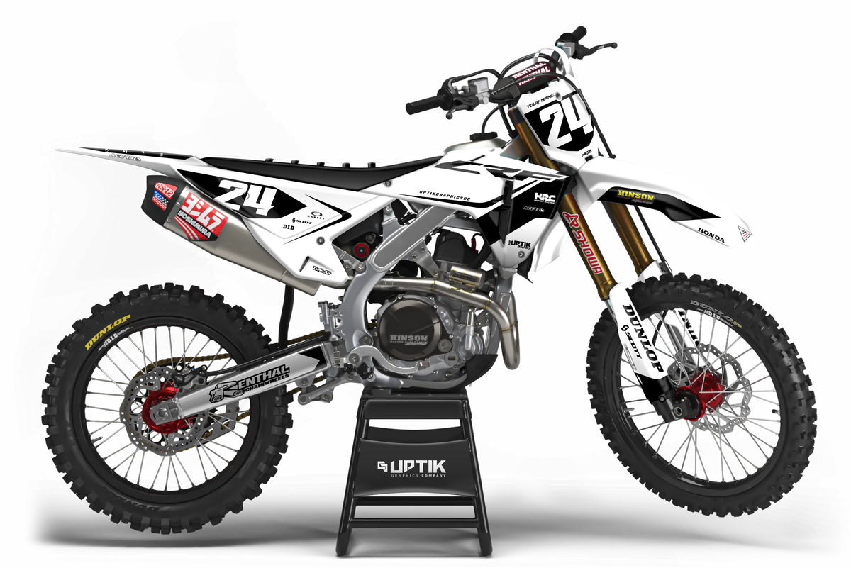 IMPACT - WHITE Honda Graphics Kit