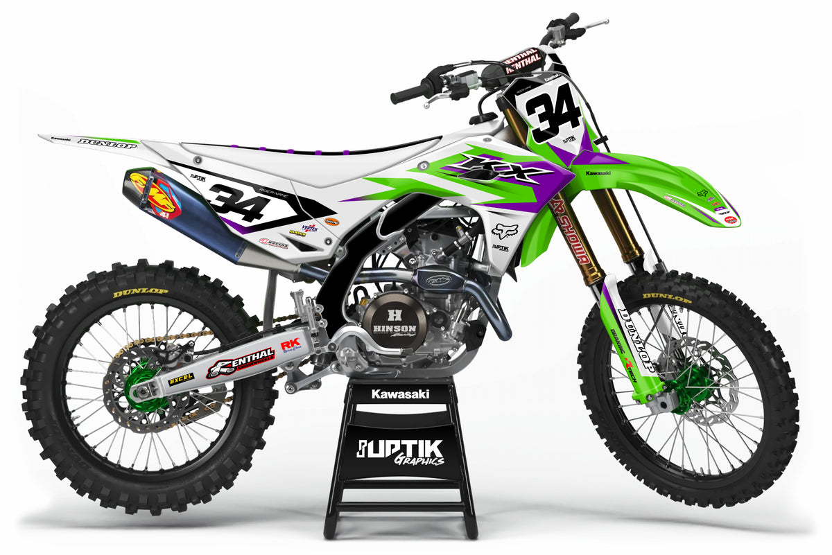 SENTINEL - WHITE Kawasaki Graphics Kit