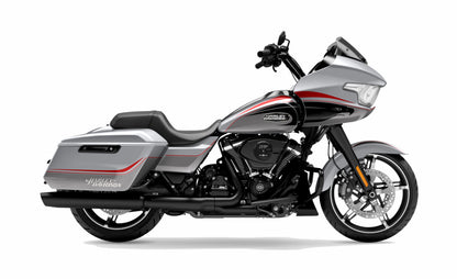 TORQUE - GREY Harley Davidson RoadGlide (FLTRX) Half Graphics Kit
