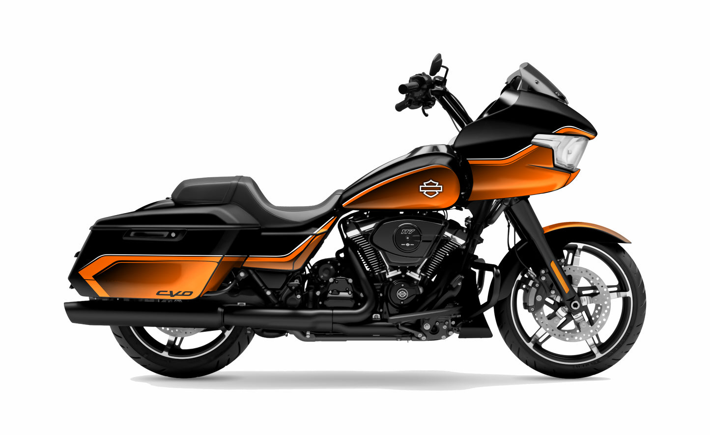 GRIM - Harley Davidson RoadGlide (FLTRX) Half Graphics Kit