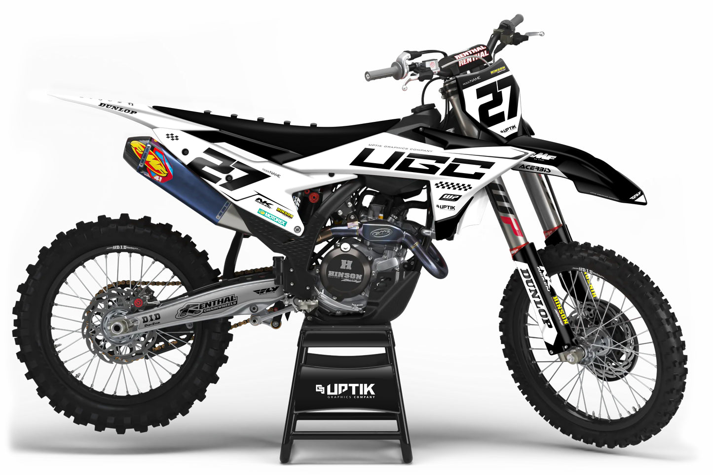 HAVOC -  WHITE KTM Graphics Kit