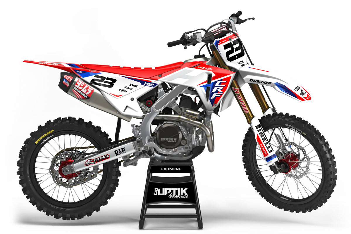 RAZOR - White Honda Graphics Kit